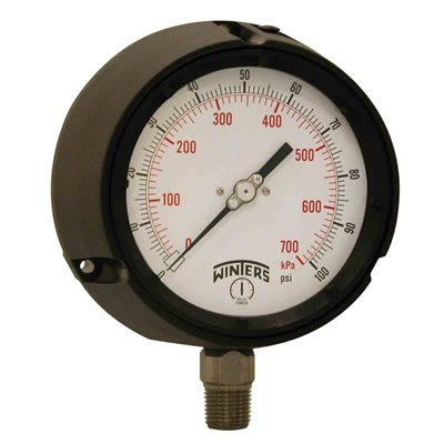 PROCESS 0-100 PSI / KPA 1 / 2" NPT ST / ST