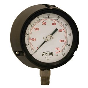 PROCESS 0-100 PSI / KPA 1 / 2" NPT ST / ST