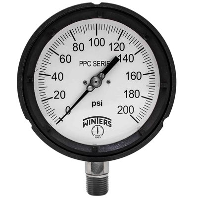 Process 4.5" 0-200 PSI Only 1 / 2" NPT ST / ST