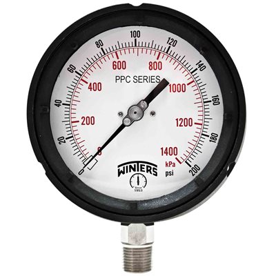 PROCESS 0-200 PSI / KPA 1 / 2" NPT ST / ST