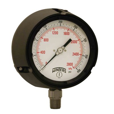 PROCESS 0-400 PSI / KPA 1 / 2" NPT ST / ST