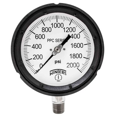 Process 4.5" 0-2000 PSI Only 1 / 2" NPT ST / ST