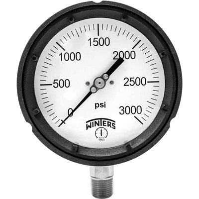 Process 4.5" 0-3000 PSI Only 1 / 2" NPT ST / ST