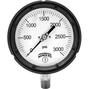 Process 4.5" 0-3000 PSI Only 1 / 2" NPT ST / ST