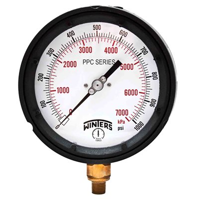 PROCESS 0-1000 PSI / KPA 1 / 4" NPT BRASS