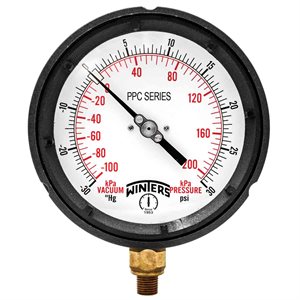 PROCESS 30"-0-30 PSI / KPA 1 / 4" NPT BRASS