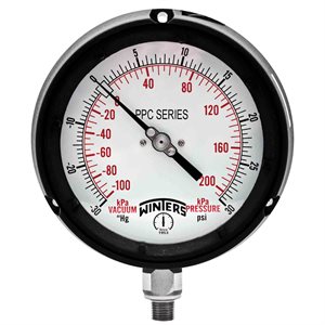 PROCESS 30"-0-30 PSI / KPA 1 / 4" NPT ST / ST