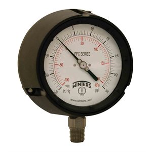 PROCESS 30"-0-30 PSI / KPA 1 / 2" NPT ST / ST