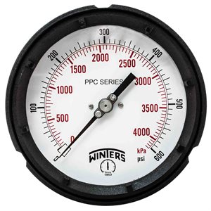 PROCESS 0-600 PSI / KPA 1 / 4" BACK SS