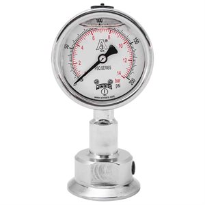 PSQ SANITARY 2.5'' 0 / 200 PSI / BAR 1.5'' TRI-CLAMP LM 3A