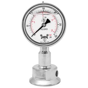 PSQ SANITARY 2.5'' 0 / 300 PSI / BAR 1.5'' TRI-CLAMP LM 3A