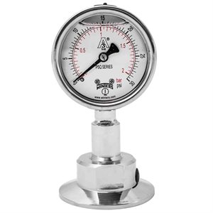 PSQ SANITARY 2.5'' 0 / 30 PSI / BAR 2'' TRI-CLAMP LM 3A