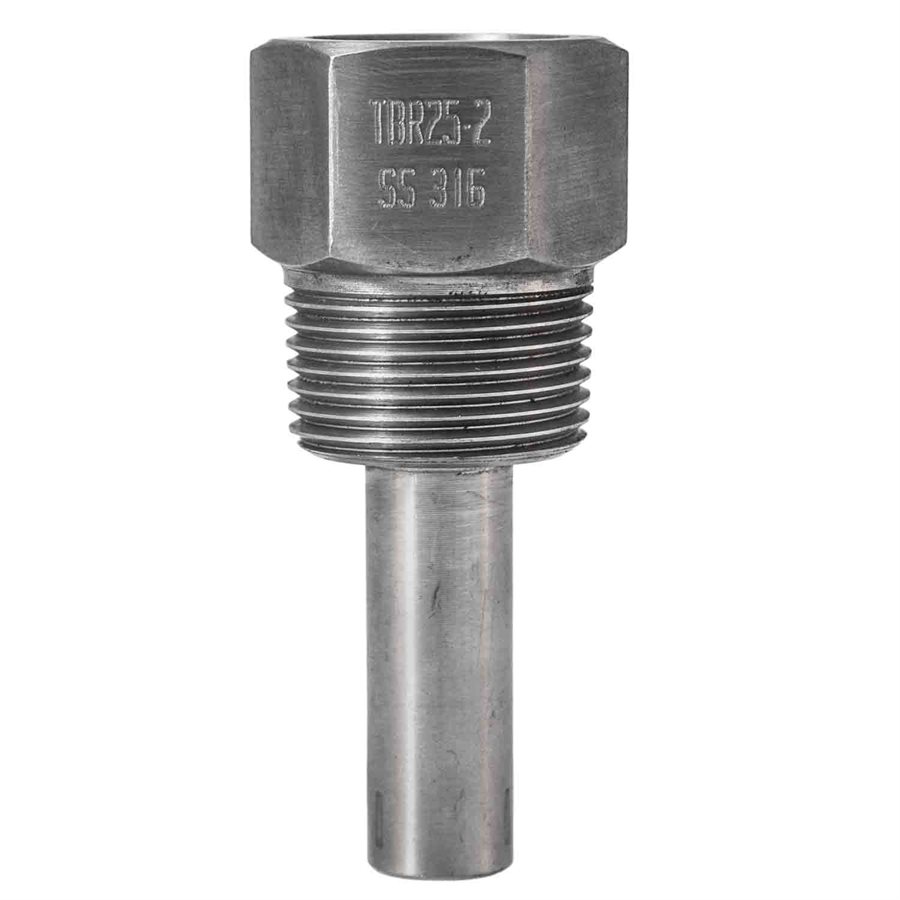 2.5" 316 ST / ST. THERMOWELL, 3 / 4" NPT