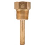 Brass, 1" NPT, OA=4.25", U=2.5,