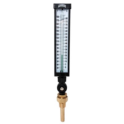 TIM-LF SERIES, 30 / 180 F / C, 9'' VALOX CASE, 3.5'' STEM, C / W LF WELL